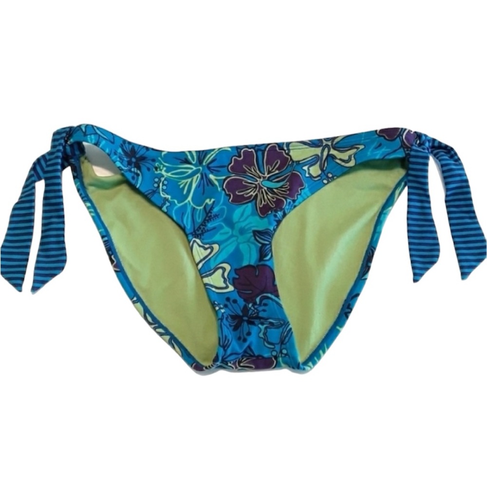 Arizona Jean Co Floral Bikini Bottom EUC sz M